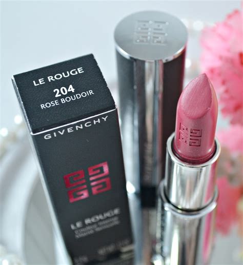 givenchy le rouge lipstick 204 rose boudoir|Givenchy le rouge interdit lipstick.